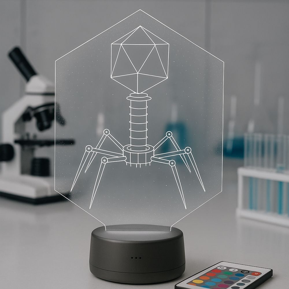 Светильник-ночник Бактериофаг