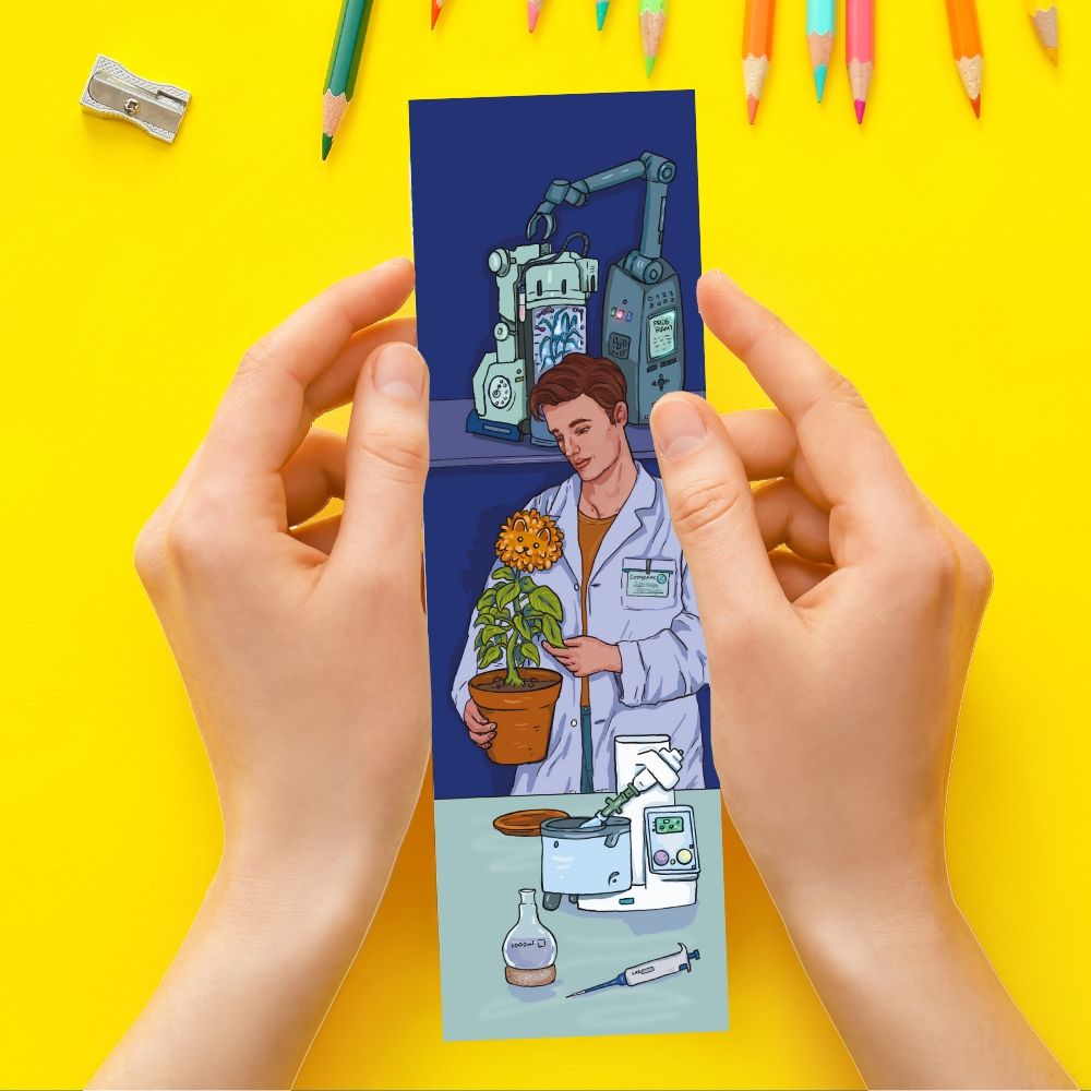 Закладка Лаборант за работой 