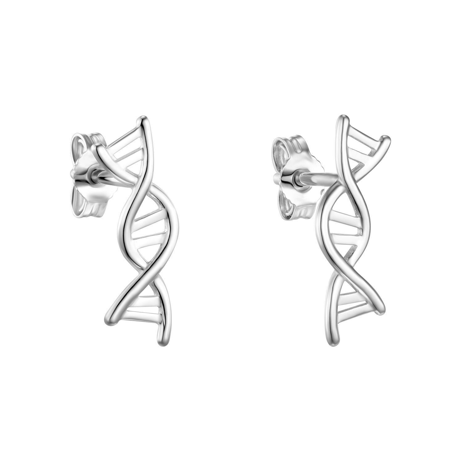 Серьги-пусеты ДНК