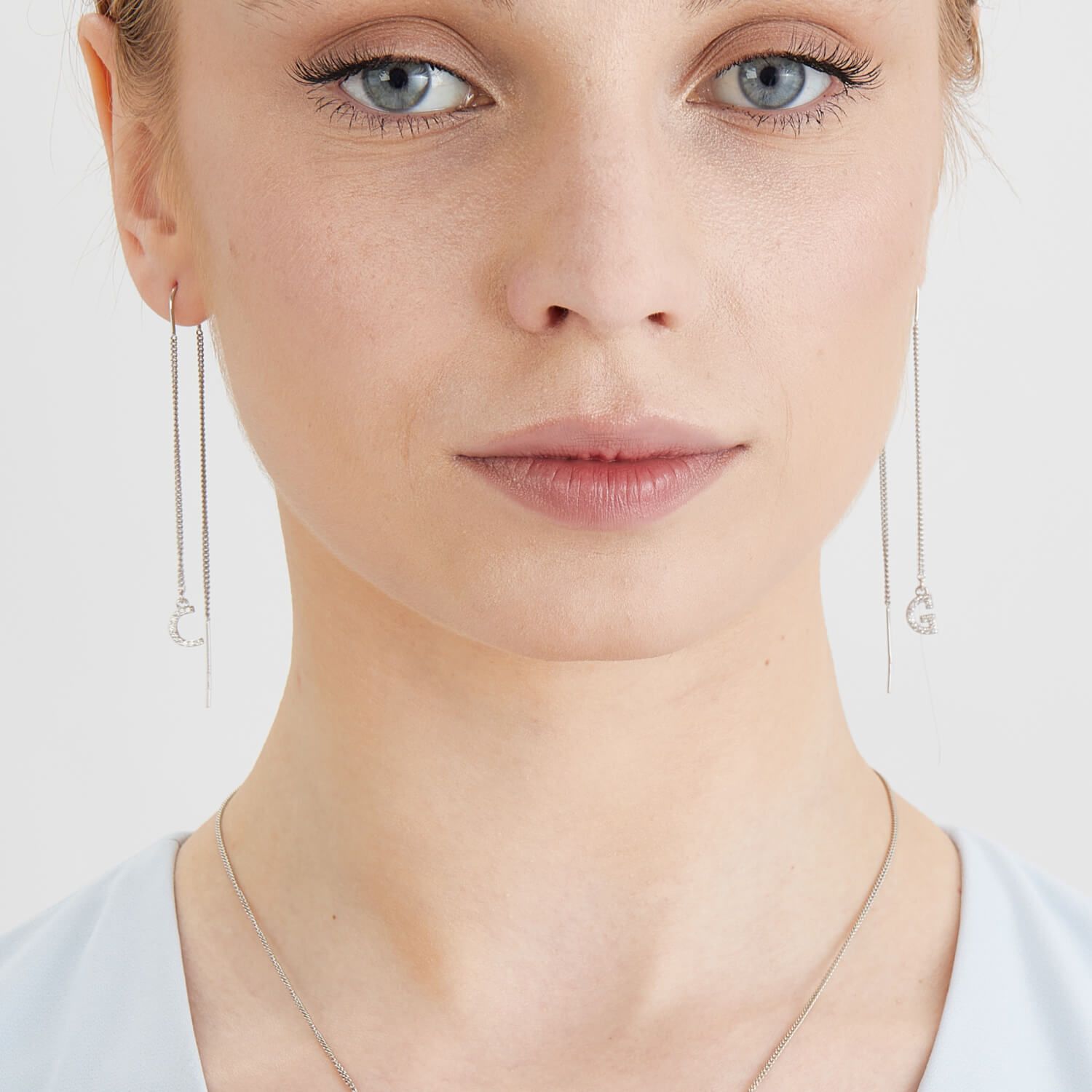 Серьги-протяжки GC