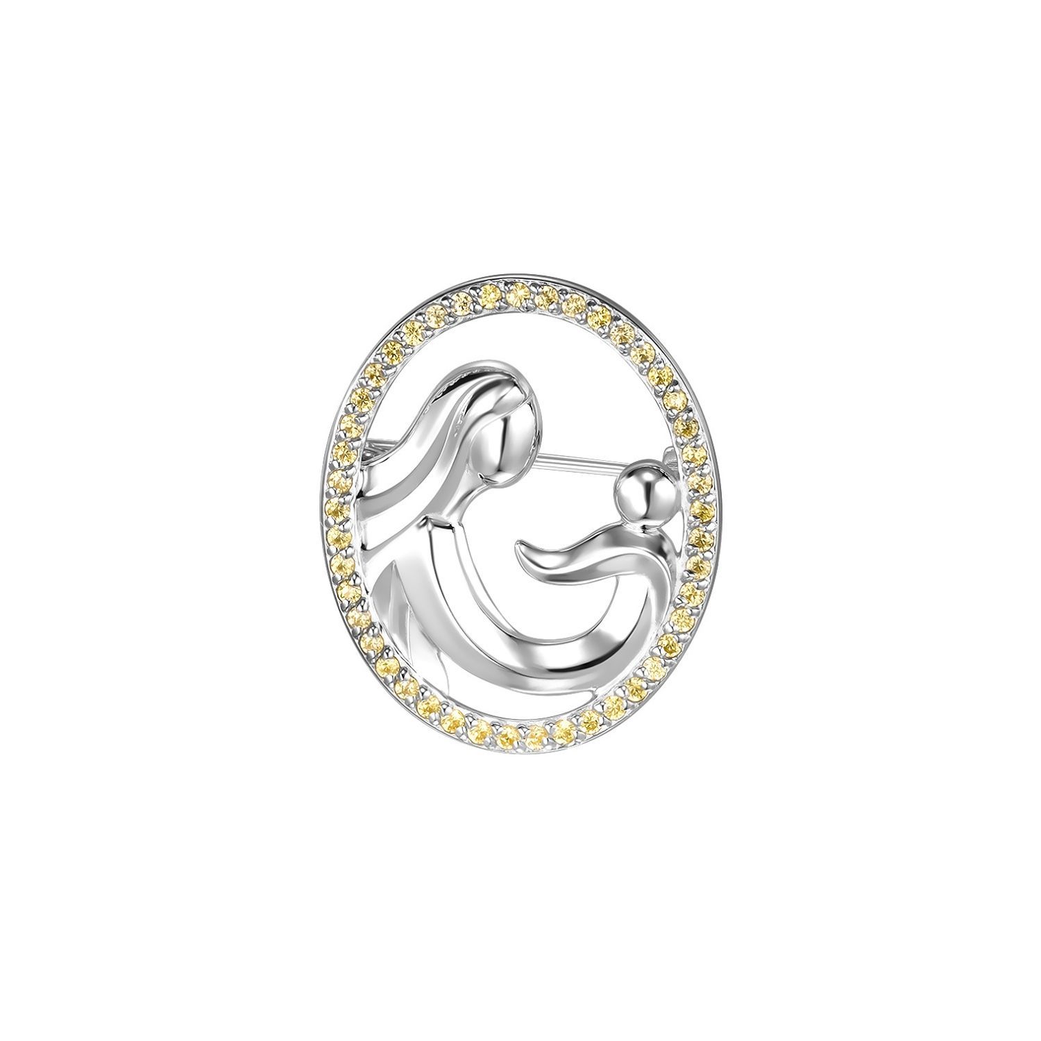 Брошь Мать и дитя