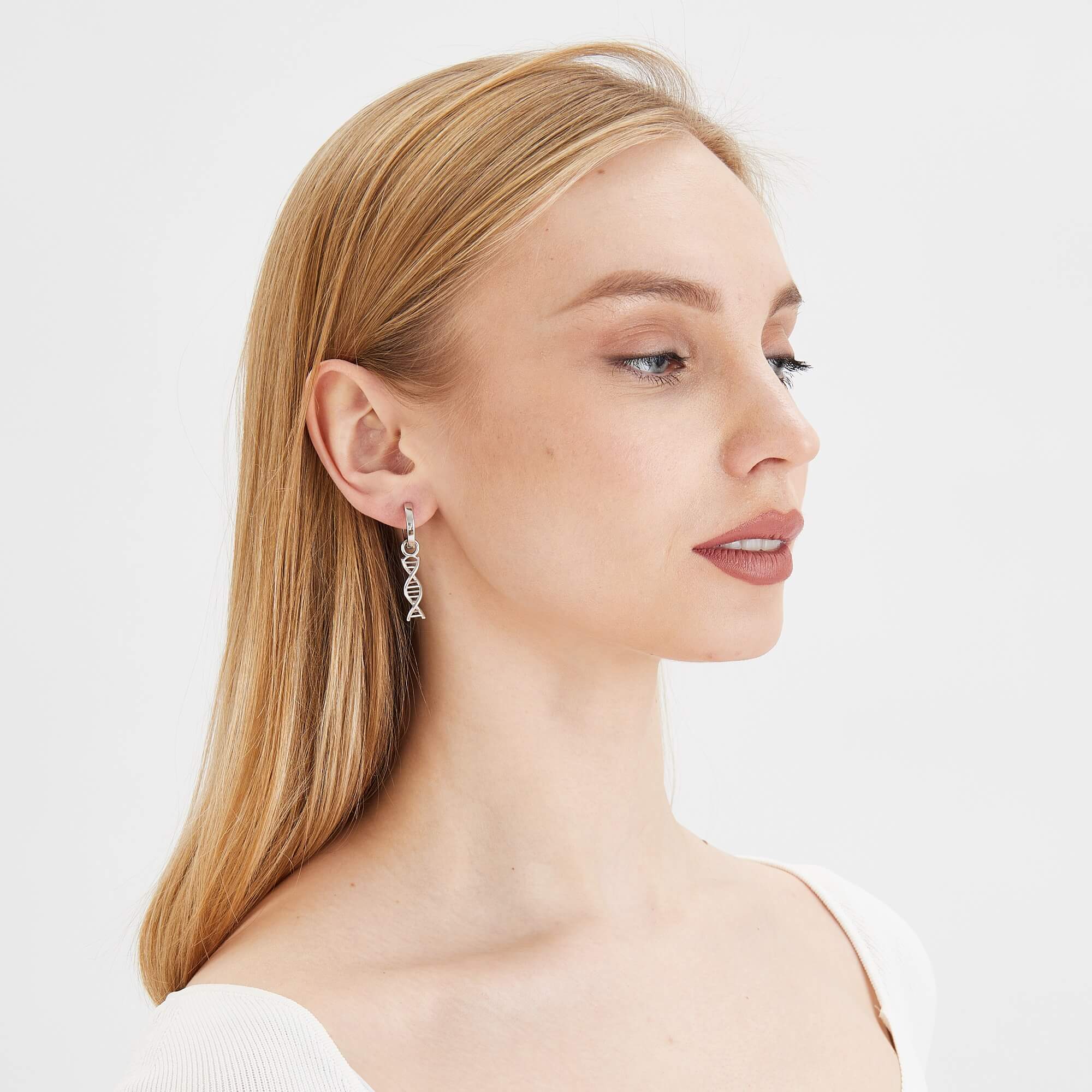 Кулон на серьги ДНК