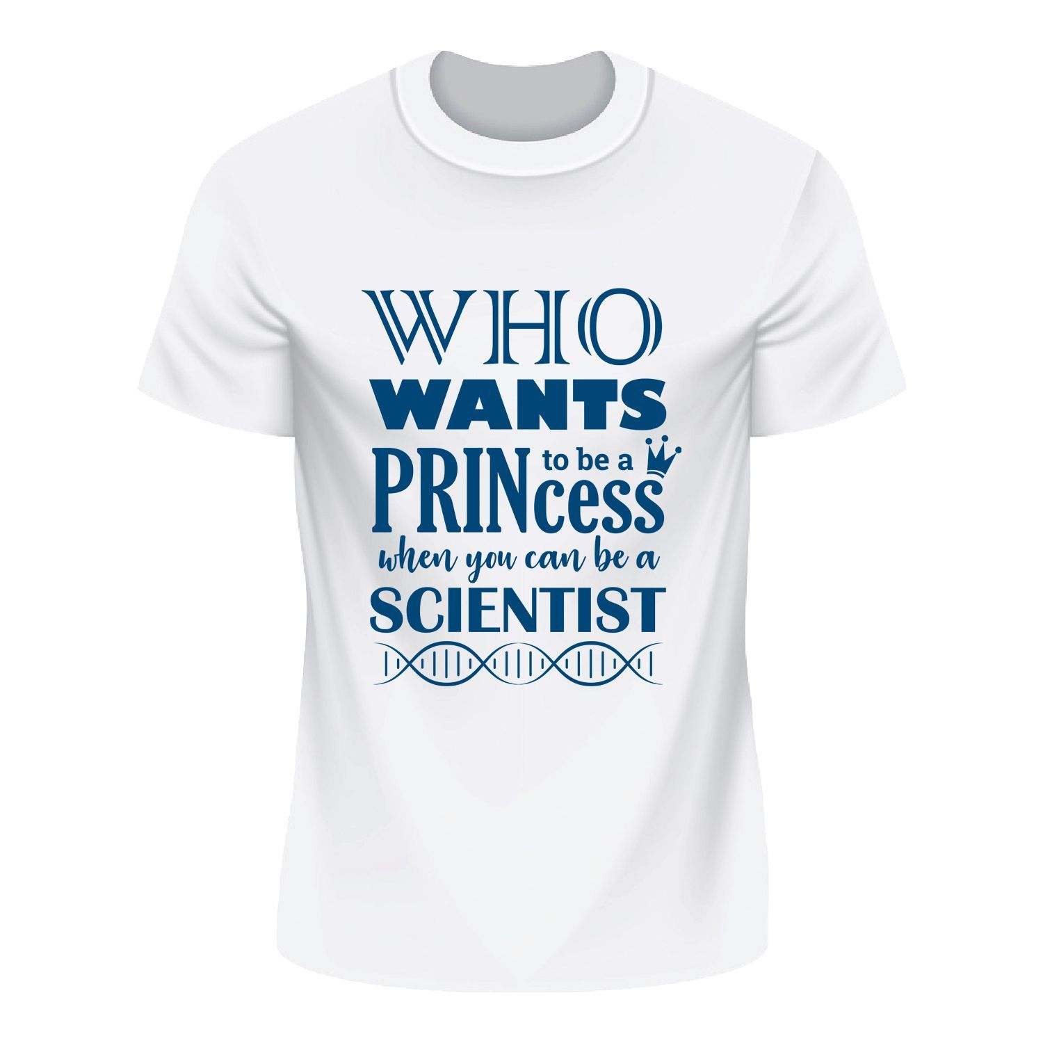 Футболка Принцесса-ученый