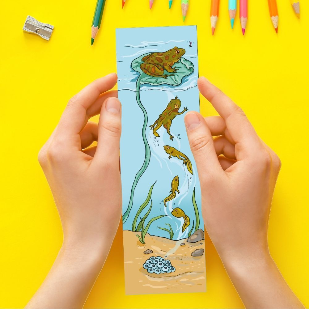 Оригинальная Закладка с Лягушкой