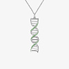 necklace_ДНК_серебро_light_green