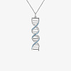 necklace_ДНК_серебро_light_blue