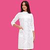 coat_приталенный_женский_медицинский_халат_white
