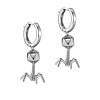 earrings_бактериофаг_серьги_серебро
