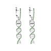 earrings_днк_купить_из_серебра_green
