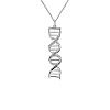 necklace_ДНК_серебро_black